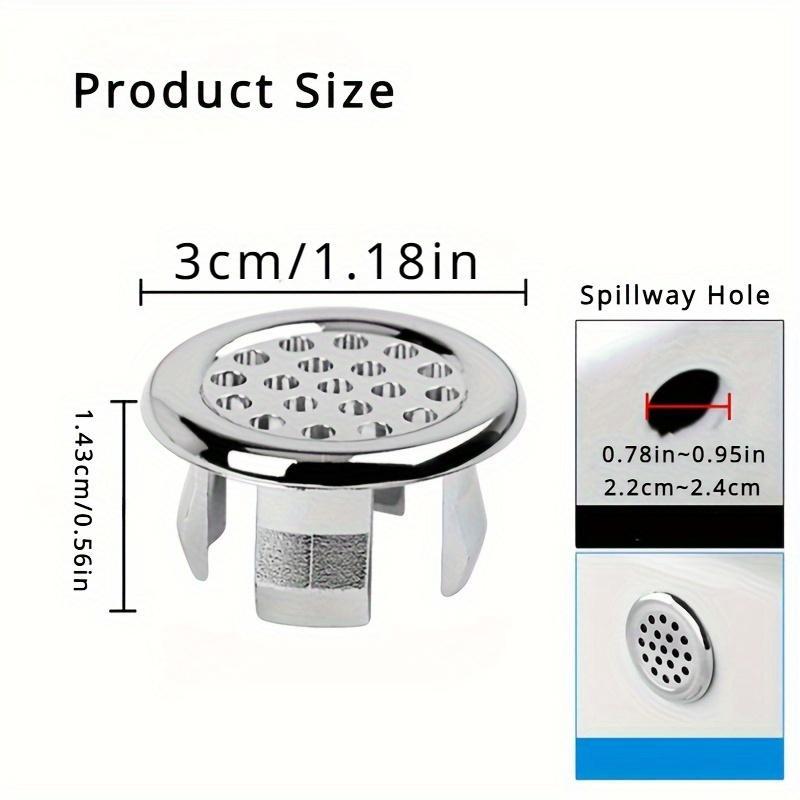 🚿 Sink Overflow Hole Cover – Instantly Hide Unsightly Sink Openings ✨