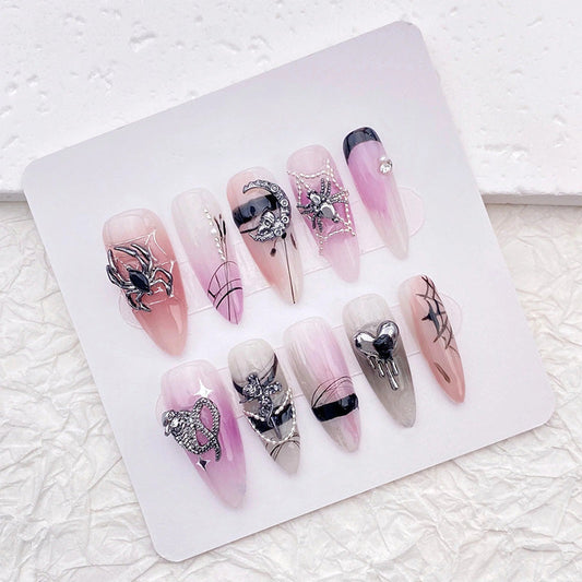 Fashion Cool Firm Press On Nails Fake Nails