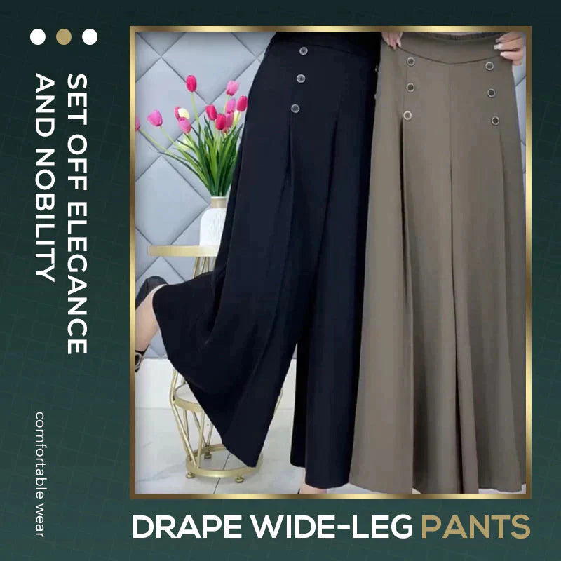 Pleated Wide Leg Pants