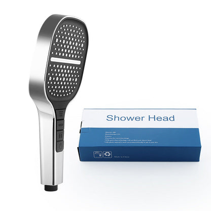 8-speed Oversized Panel Pressurized Shower Head