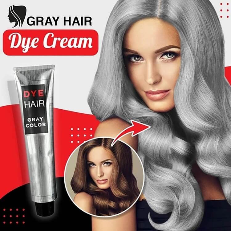 (50% OFF)Gray Hair Dye Cream