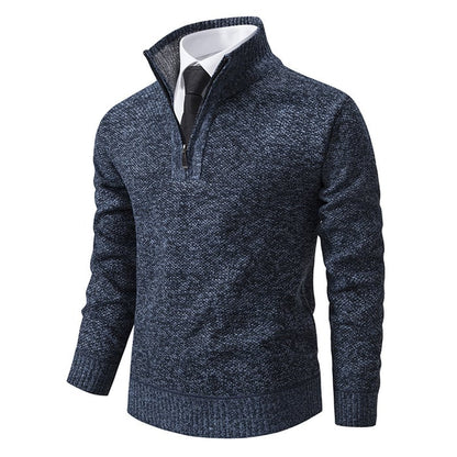 Men's Warm Zip Sweater