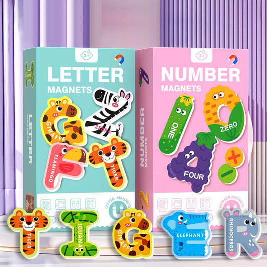 Magnetic Letters And Numbers - Kids Learning Toys