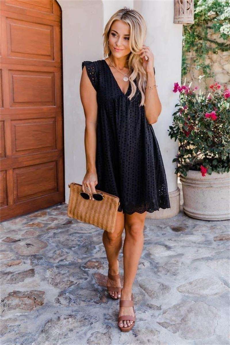 New California Lace Dress Romper