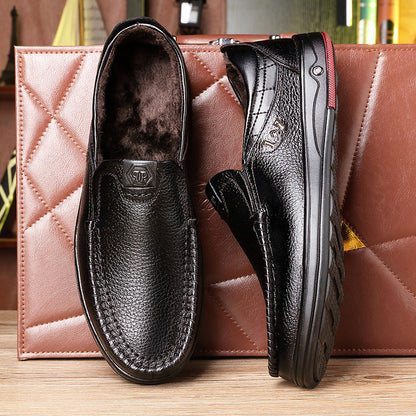 Men's Genuine Leather Soft Leather Shoes