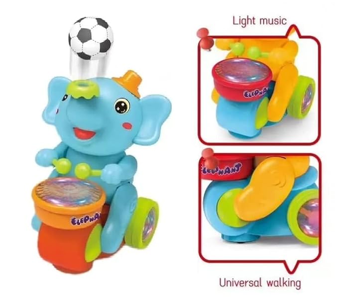 🐘Musical Walking Elephant Drummer Toy😃