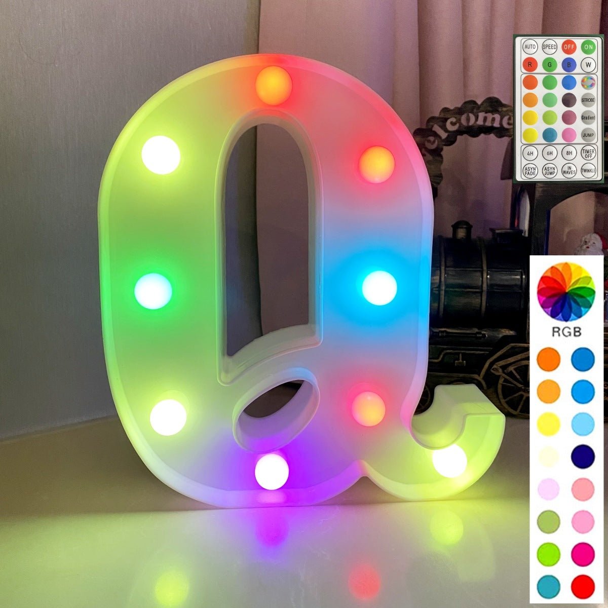 Colorful LED Marquee Letter Lights