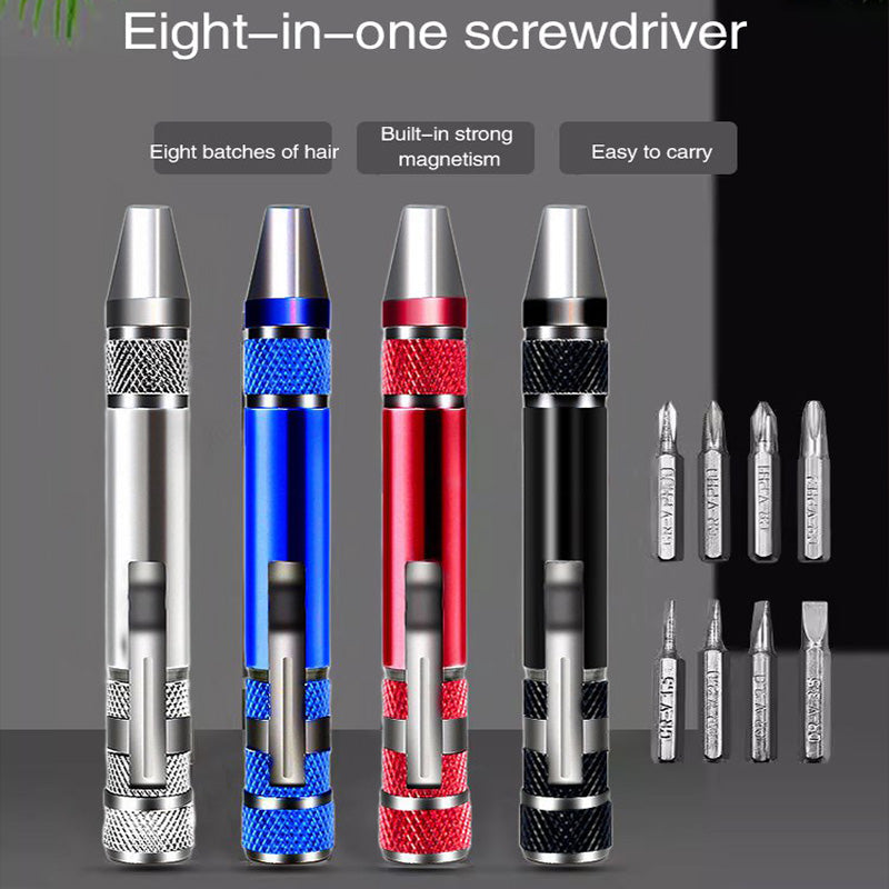 Eight-in-One Pen-style Screwdriver Set