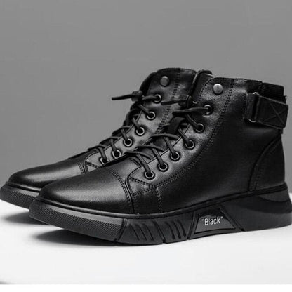 High Quality High Boots Leather Shoes