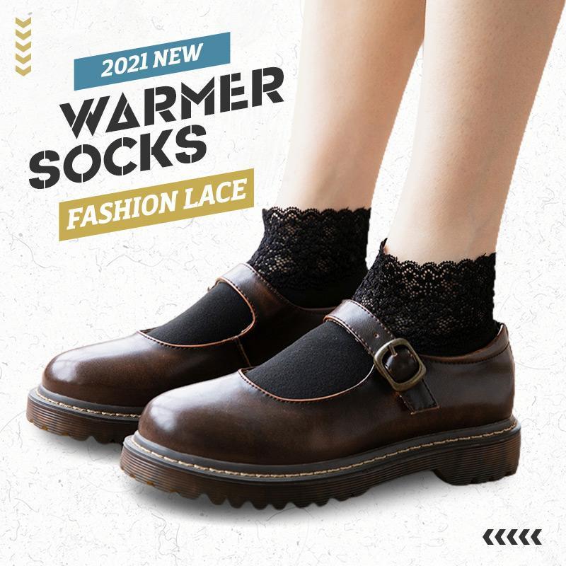 New Fashion Lace Warmer Socks