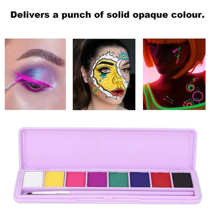 Water-Soluble Fluorescent Makeup Palette