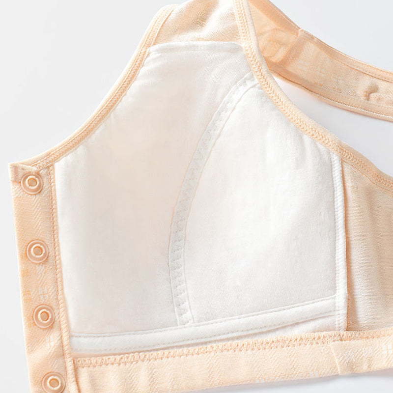 Women’s Wireless Support Front Closure Cotton Bra with Plus Size