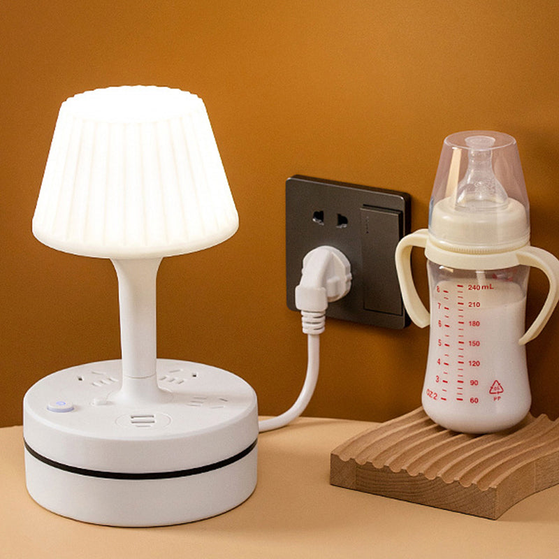 Bedside Lamps With AC Outlets & USB Ports