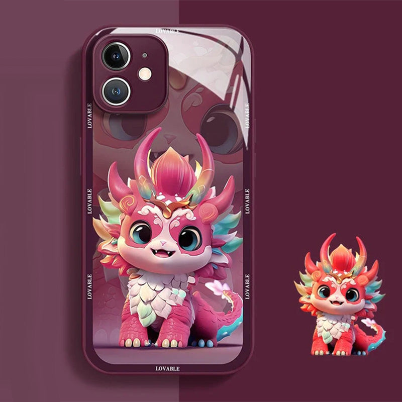 Colourful Lucky Dragon Phone Case for iPhone Series