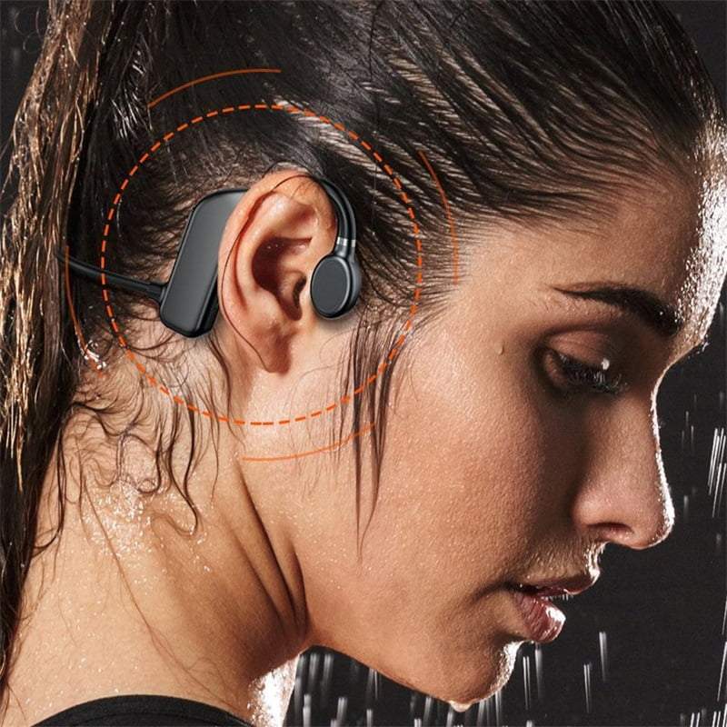 Bone Conduction Headphones - Waterproof Bluetooth Wireless Headset