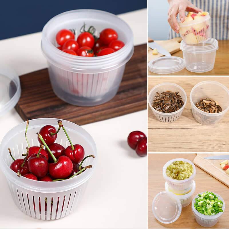 Multilayer Drain Food Preservation Box（48% OFF）