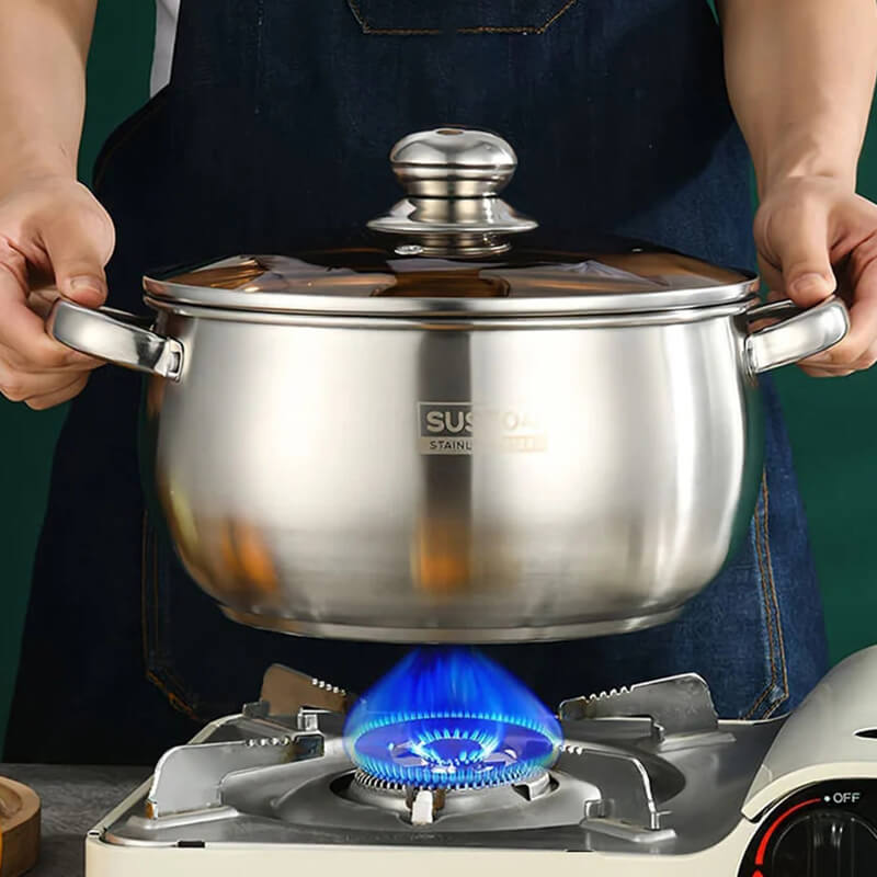 Stainless Steel Stock Pot With Lid