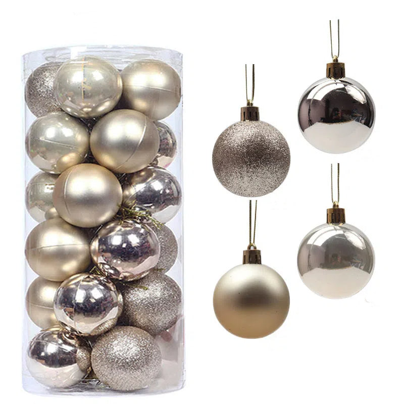 🎄24 PCS Shatterproof Christmas Ball for Hanging Decor