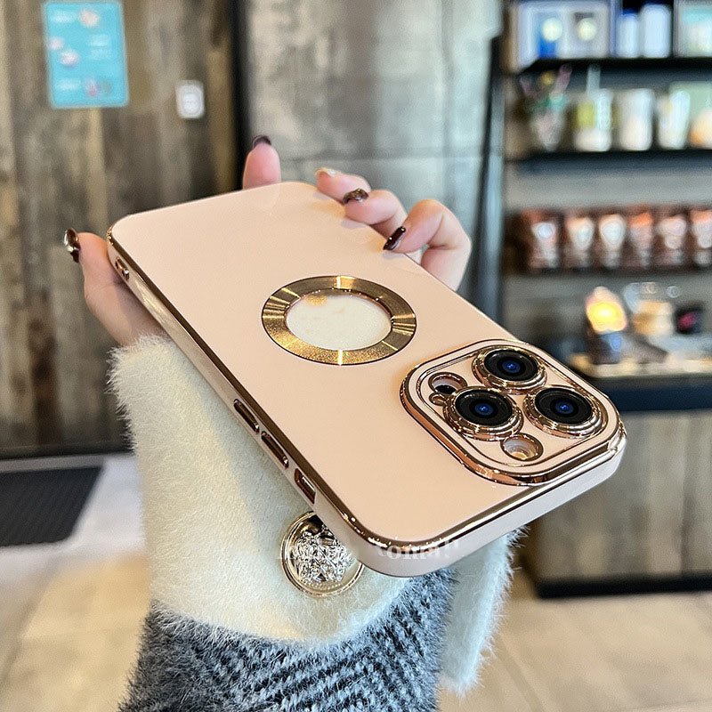 Electroplating For iPhone Case with Camera Lens Protector Film