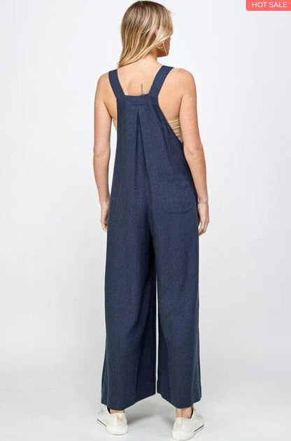 💖Summer Sale💖-Plus Size Leisure Wide-Leg Jumpsuit