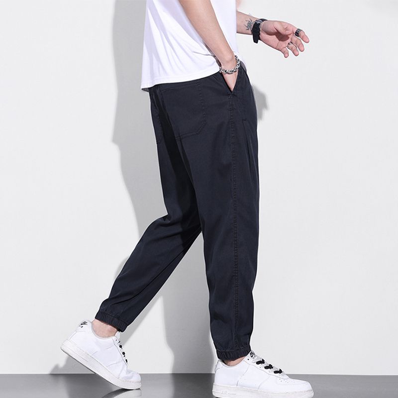 Men’s Elastic Drawstring Breathable Casual Joggers