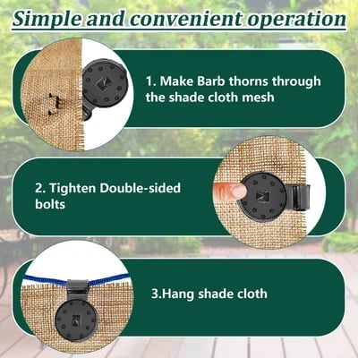 SUMMER HOT SALE 45% OFF- Shade Cloth Heavy Duty Lock Grip