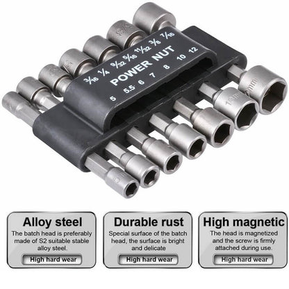 🔥BIG SALE - 34% OFF🔥Power Nut Driver 14Pcs Set