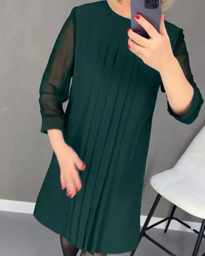 🎉New Product Launch💐 – Mid Sleeve Straight Dress