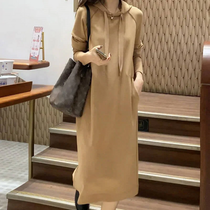 Women's Hooded Chic Loose Dress