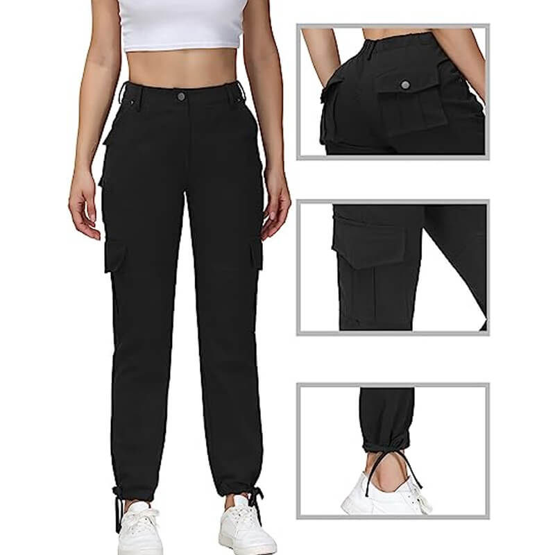 Women Cotton Stretch Cargo Pants