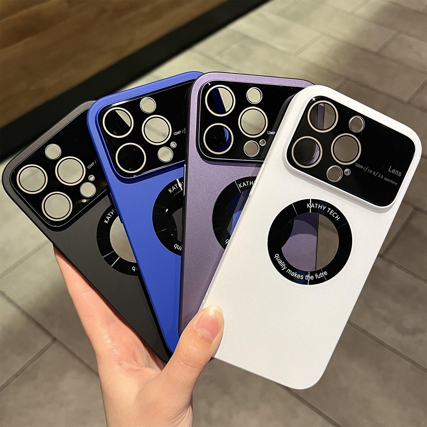 Matte Large Window Camera Protector For Iphone Case