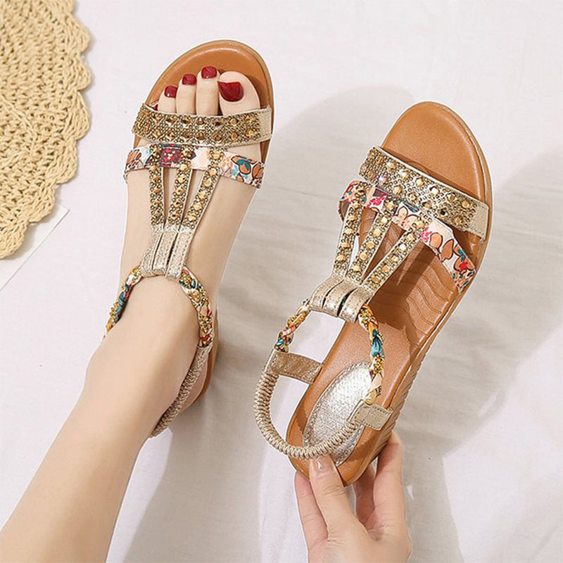 Women's New Summer Rhinestone Open Toe Sandals