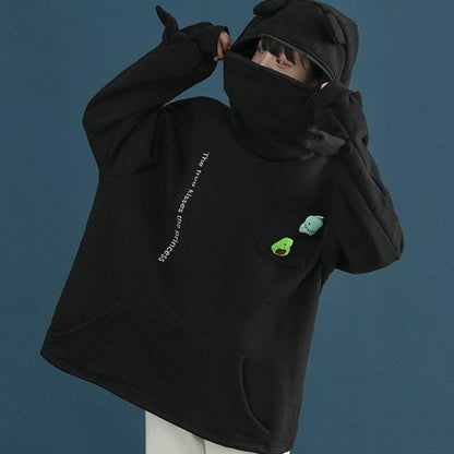 Frog Head Hooded Sweatshirt