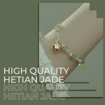 Hetian Jade Bell Bracelet （Good luck in the new year）