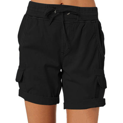 Popular High Waist Women's Cargo Shorts