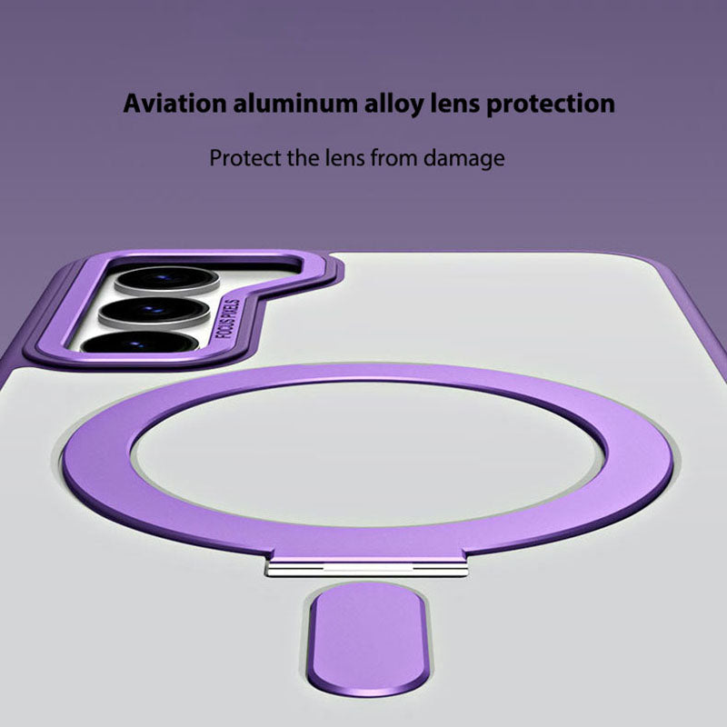 Invisible Magnetic Bracket Anti-fallPhone Case For Samsung Galaxy S23 Ultra PlusSupport Wireless Charging