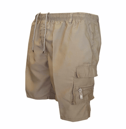 Men's Zipper Pockets Hiking Athletic Running Shorts