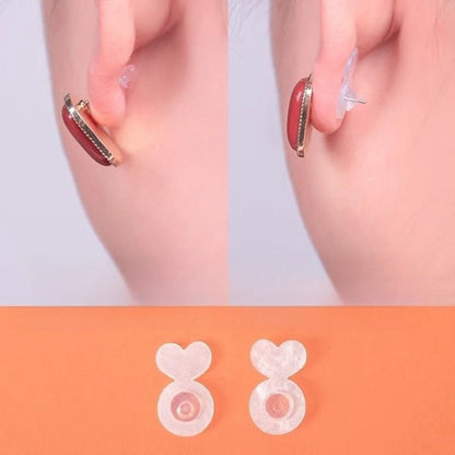 🔥Clear Silicone Earring Backs With Strong Support