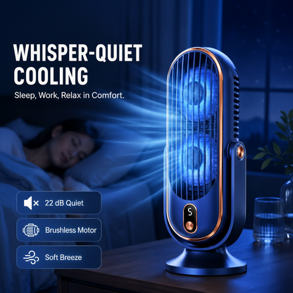 Portable Desktop Air Conditioner Fan with 5 Wind Speed