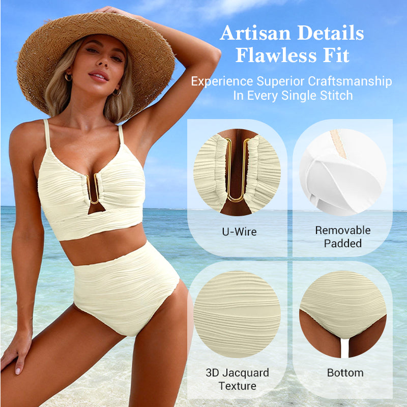 Women's Push Up High Waist Bikini