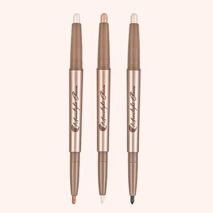 Dual-color Shadow Eyeliner Silkworm Highlighter Pen - Best Gift