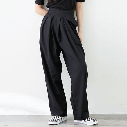 Women's Velcro High Waist Wide Leg Pants