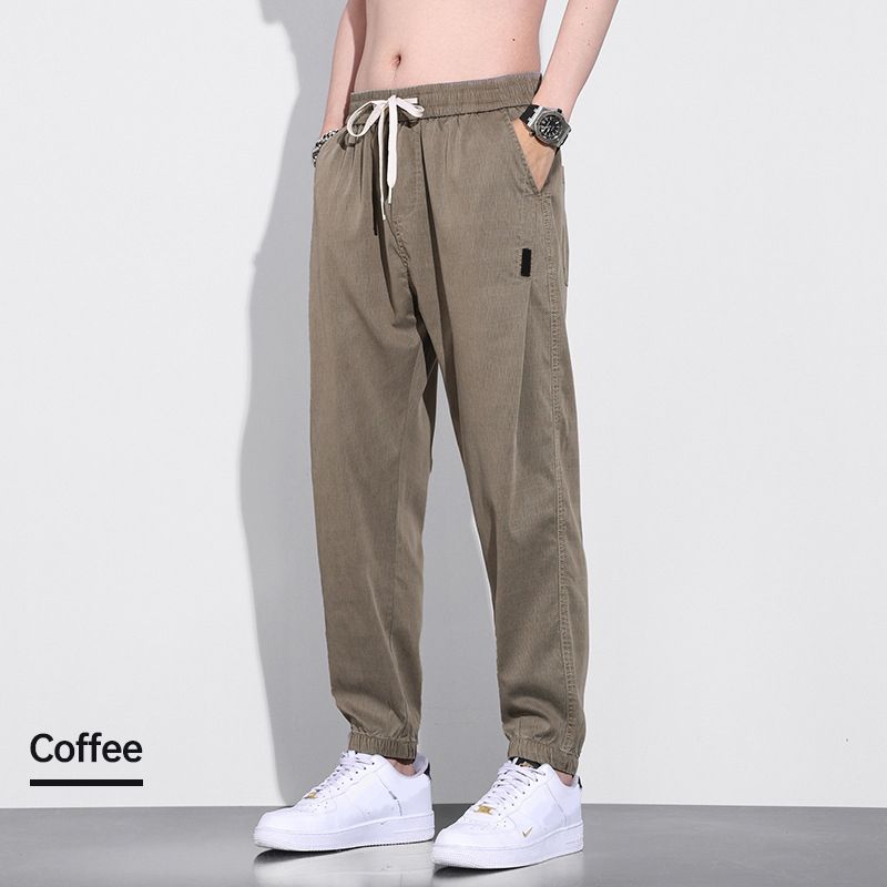 Men’s Elastic Drawstring Breathable Casual Joggers