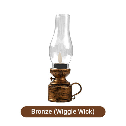 💥LED Vintage Kerosene Lamp Electronic Swing Candle