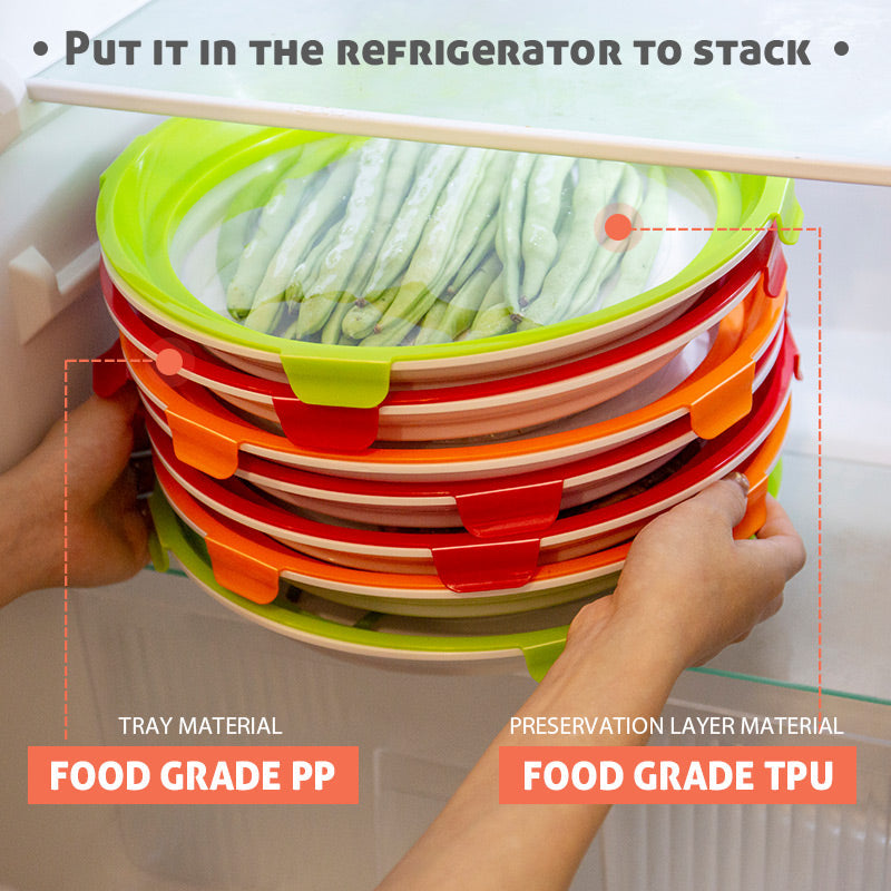 OFY Round Food Preservation Tray