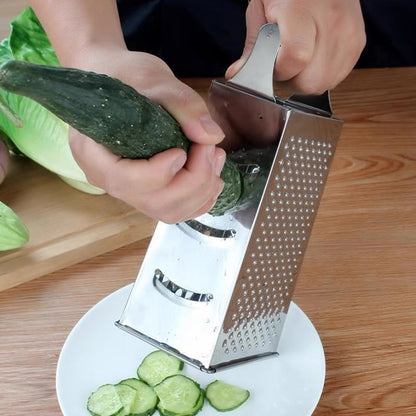 4-Sided Blades Stainless Steel Cheese & Vegetable Grater