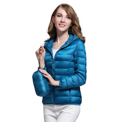 Women's Hooded Light Down Jacket