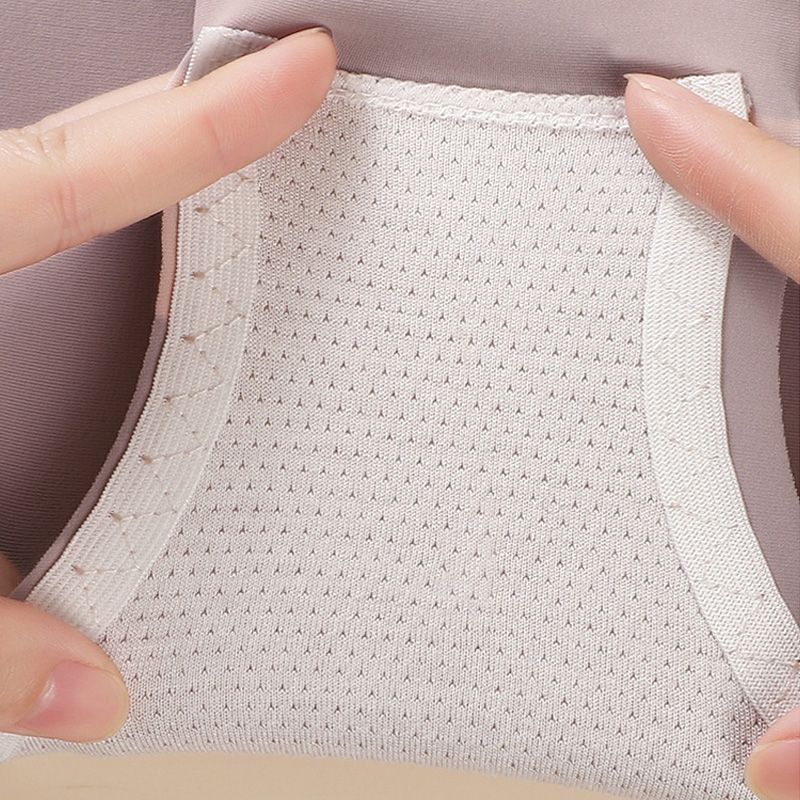 Women’s High Waist Seamless Ice Silk Panties