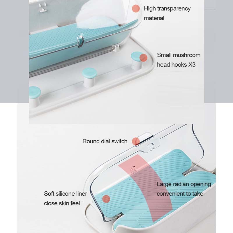 Bathroom Hole-free Glasses Storage Box