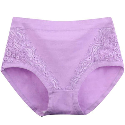 Buy 5 Get 2 Free -Plus Size High Waist Leak Proof Cotton Panties